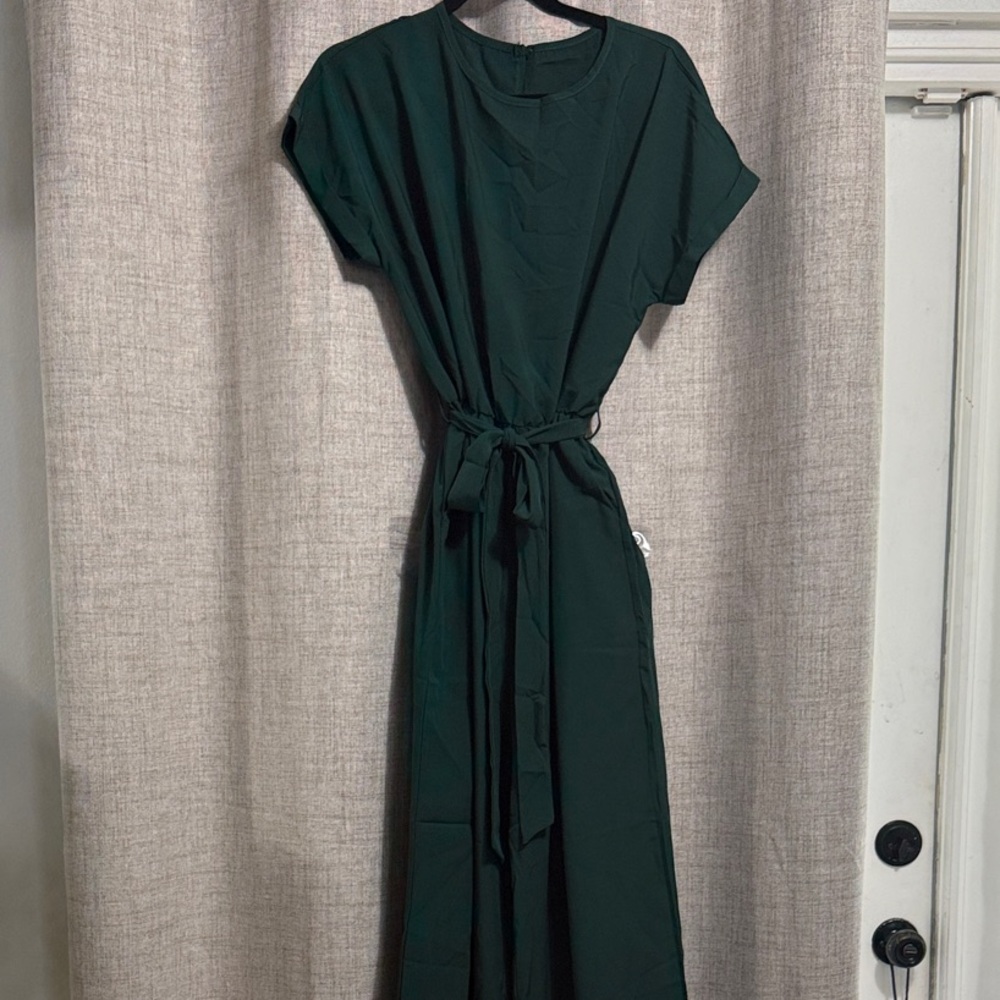 Chic Dark Green Women's Jumpsuit